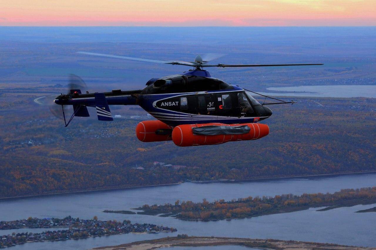 Казанский вертолет «ансат», подробный обзор
