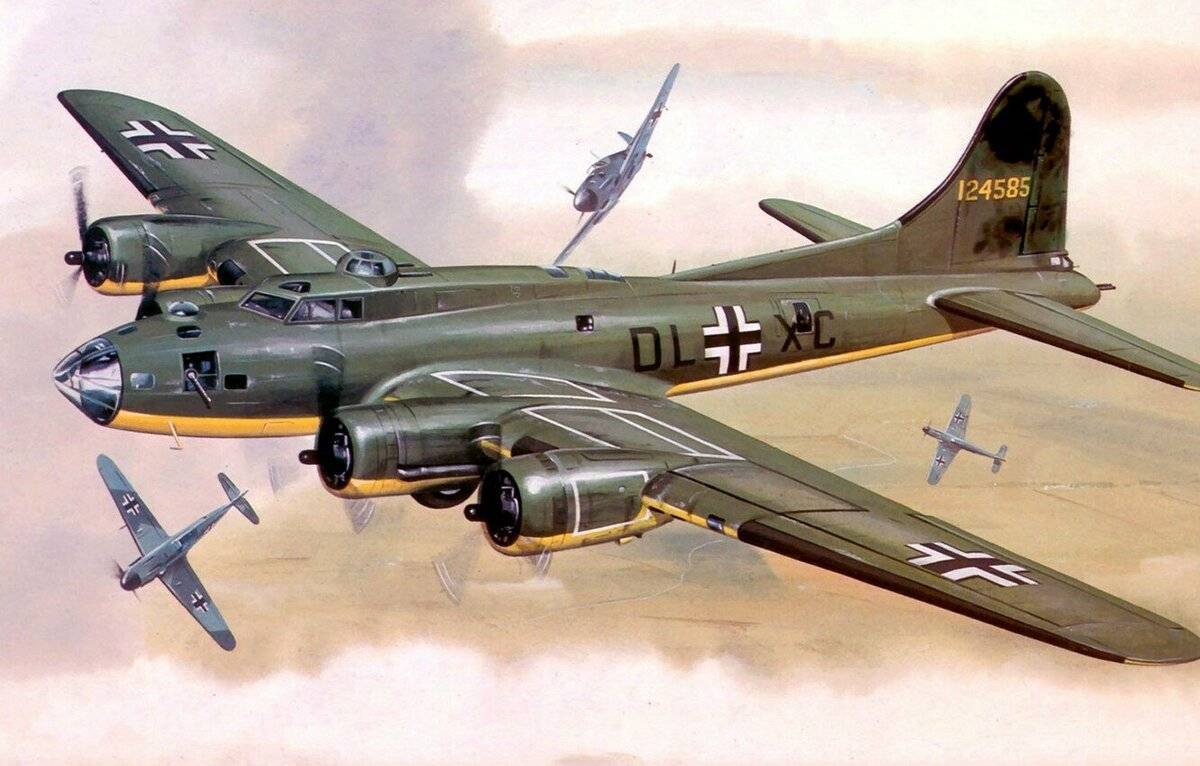 B-17 «летающая крепость» — военное фото