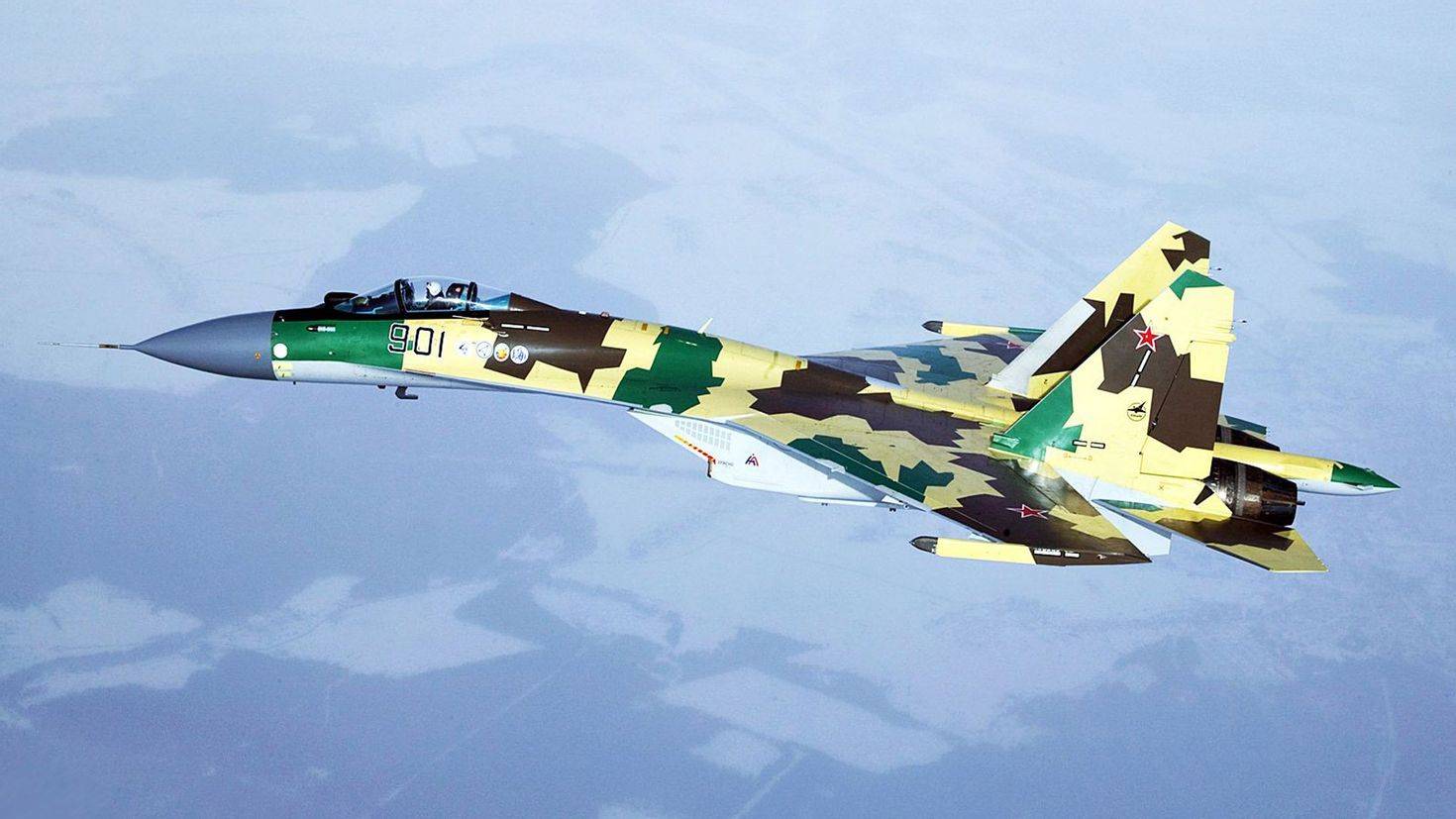 Su-37 flanker-f fighter