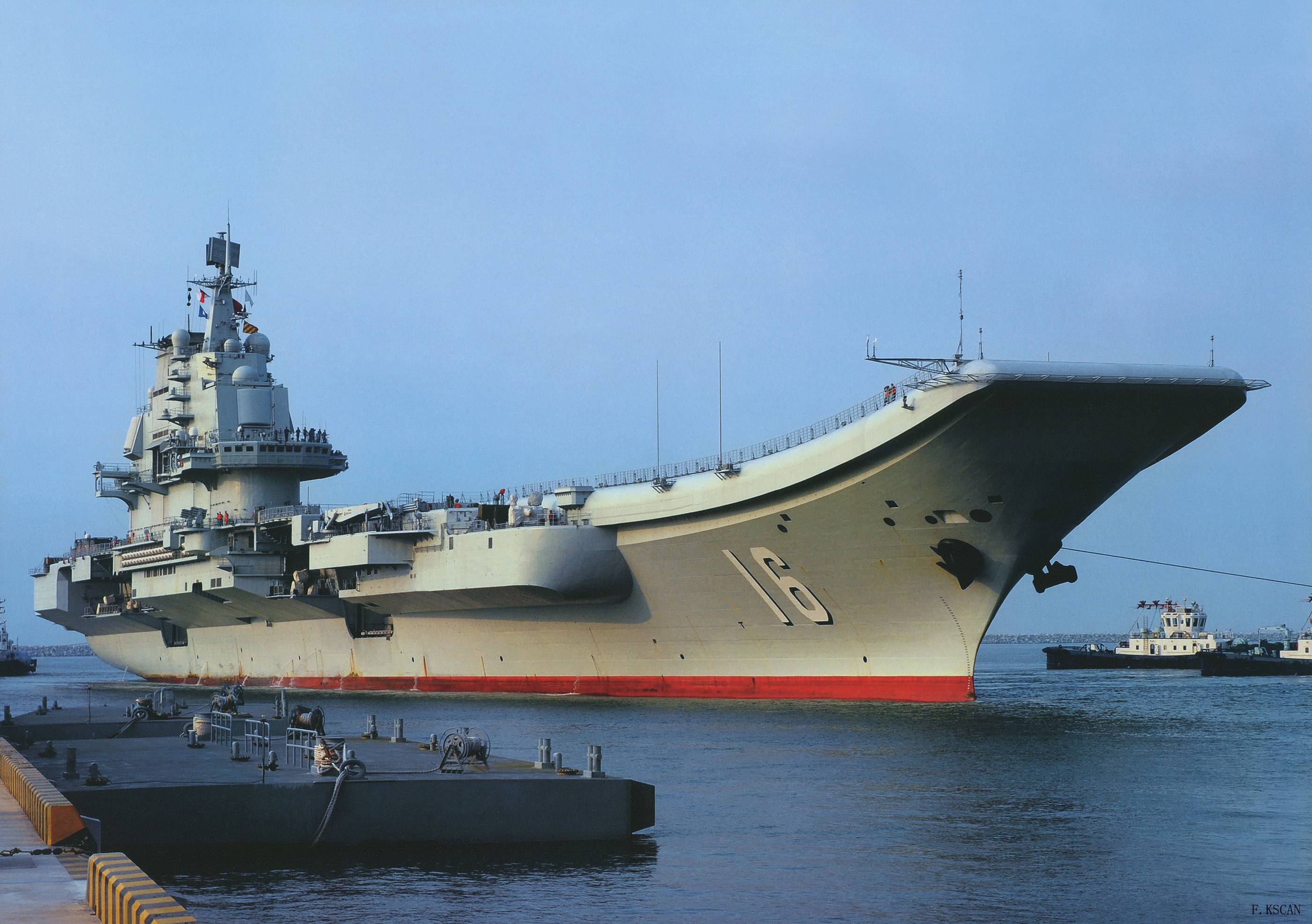 Бывший украинский авианосец «варяг» стал китайским боевым кораблем «ляонин»