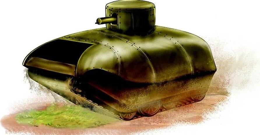 Русский танк «вездеход» мог опередить английский mark i