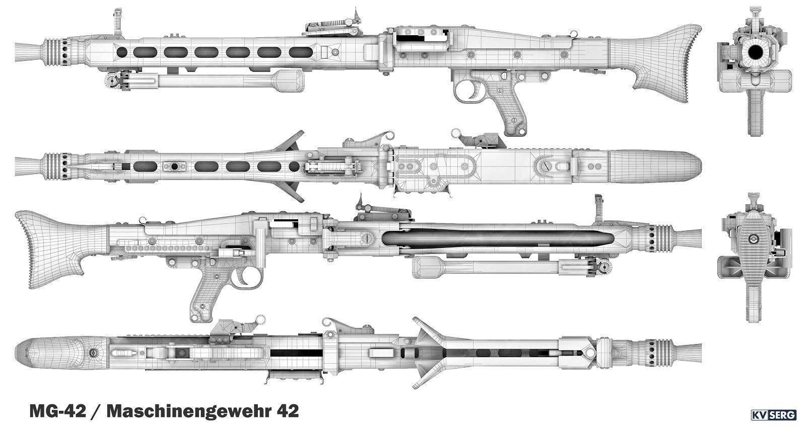 Немецкий пулемет MG.42: история создания и подробный обзор