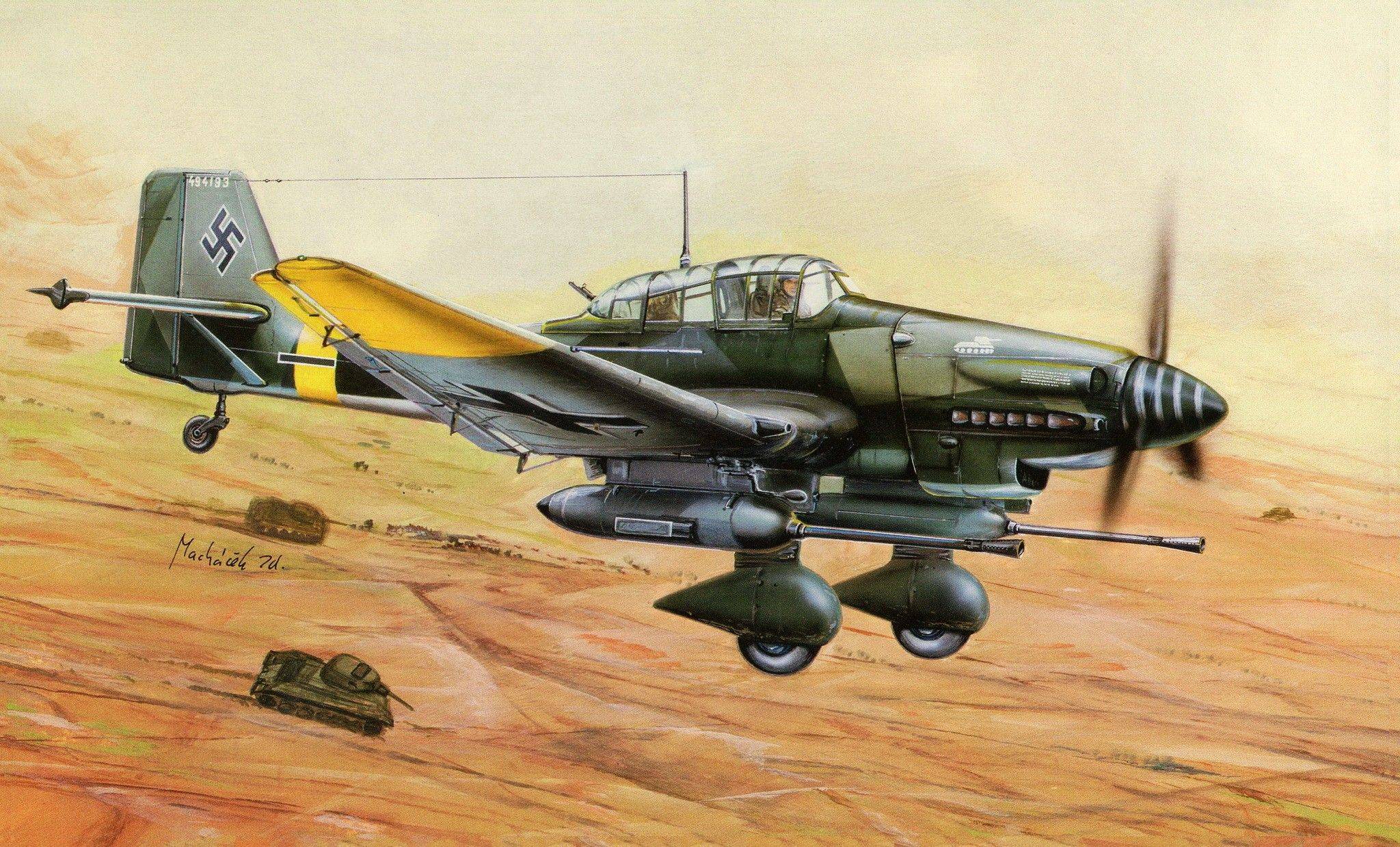 Пикирующий бомбардировщик «юнкерс» ju-87 «штука» - самолет люфтваффе второй мировой войны - фото самолета юнкерс ju-87 штука, характеристики, кабина, крылья, вооружение - самолеты германии - люфтваффе
