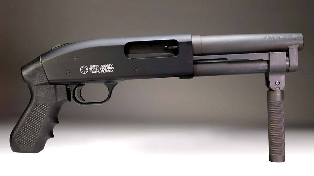 Гладкоствольное ружье Serbu Super-Shorty.