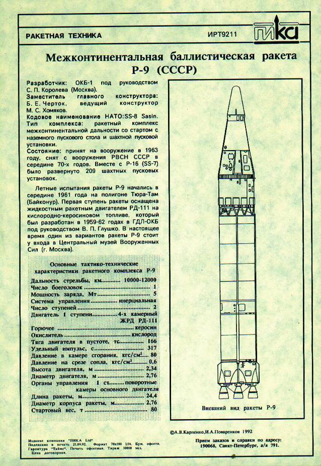 Ракета р-1 8а11