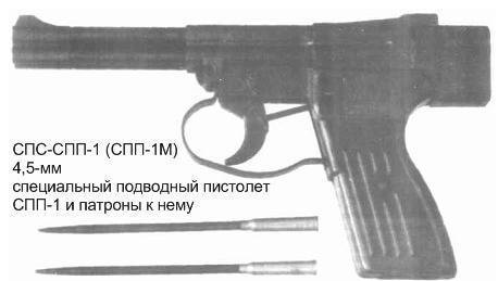 Пистолет для подводных операций – ССП-1