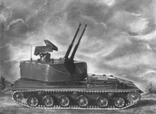 Советская зенитная самоходная установка зсу-37