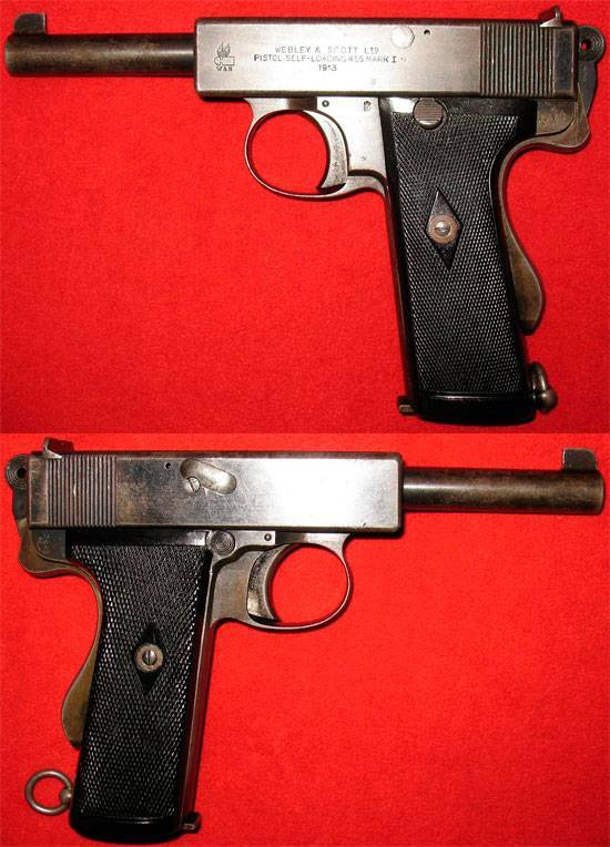 Пистолет webley & scott m1907