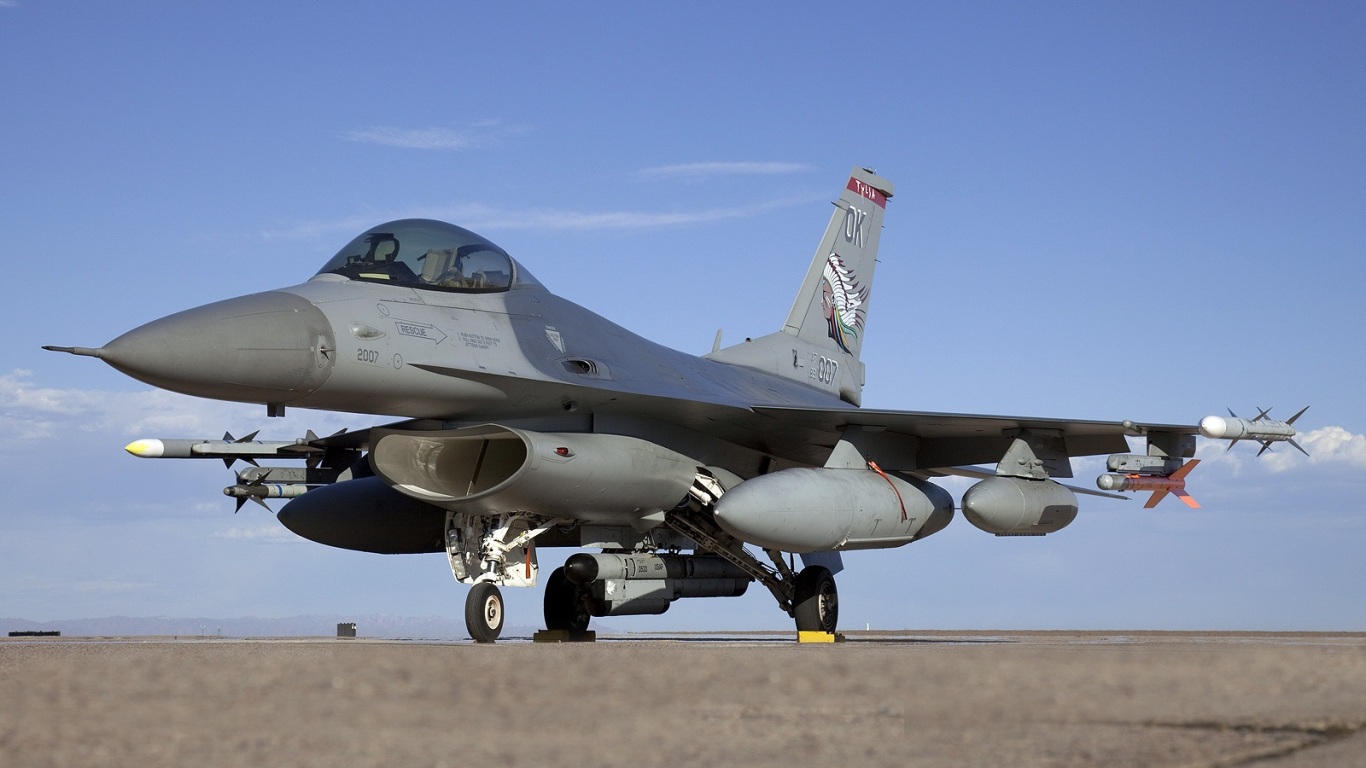General dynamics f-16 – крупносерийный «сокол»