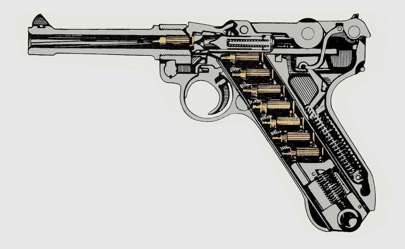 «парабеллум» – пистолет, который за 100 лет использования практически ни разу не дорабатывался