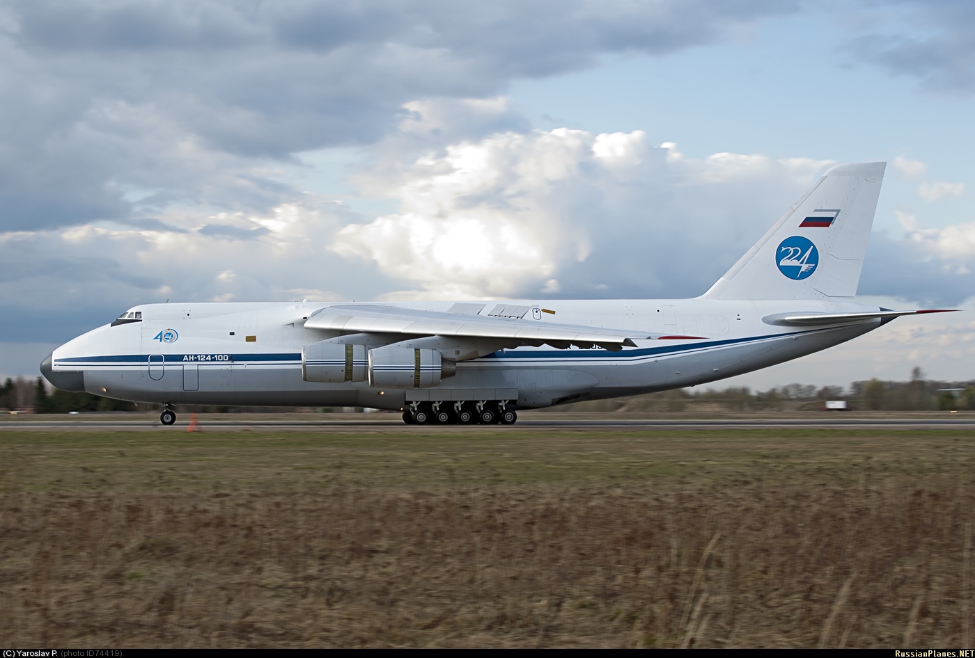 Самый большой серийный транспортник ан-124 «руслан»