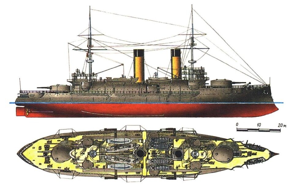 Японский крейсер асама - japanese cruiser asama