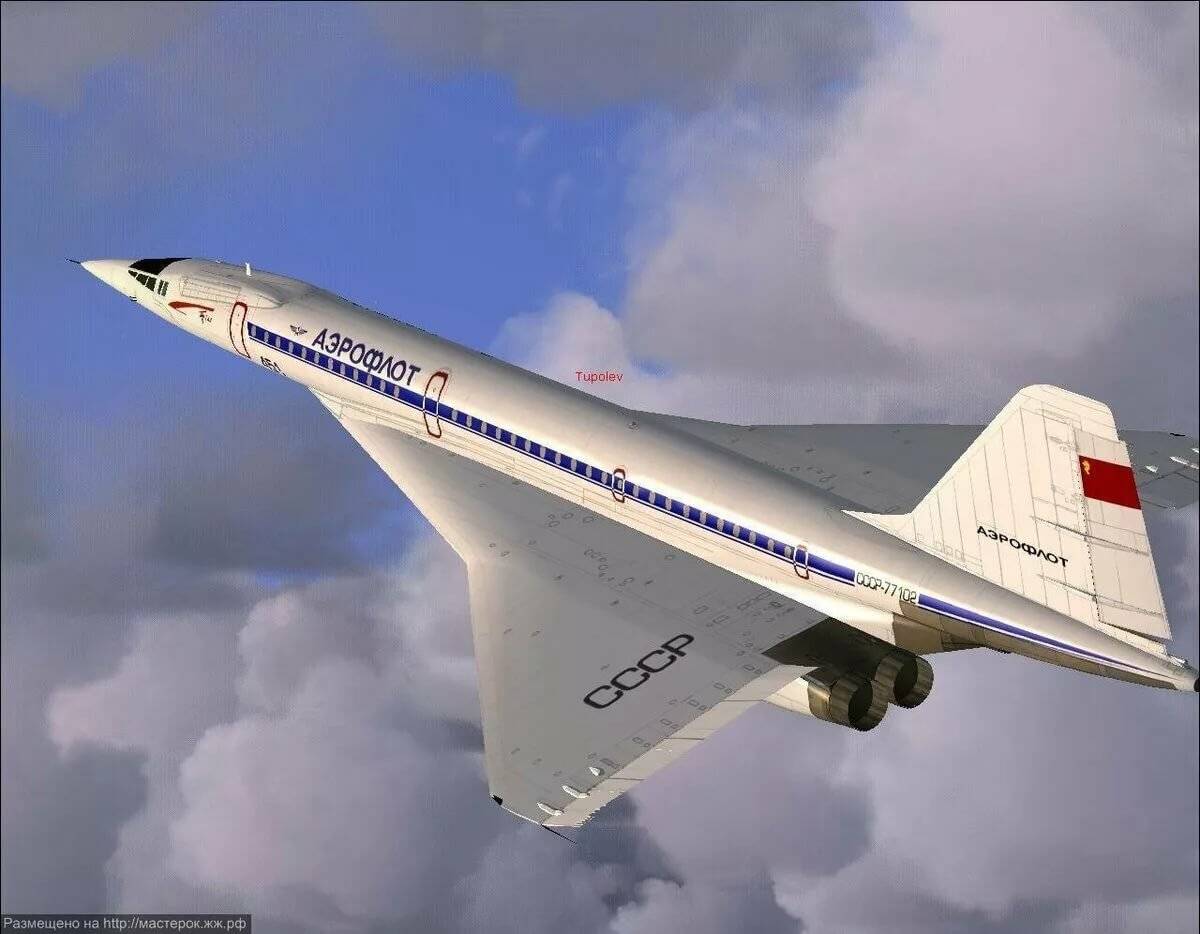 Ту-144 фото. видео. характеристики. скорость. вес