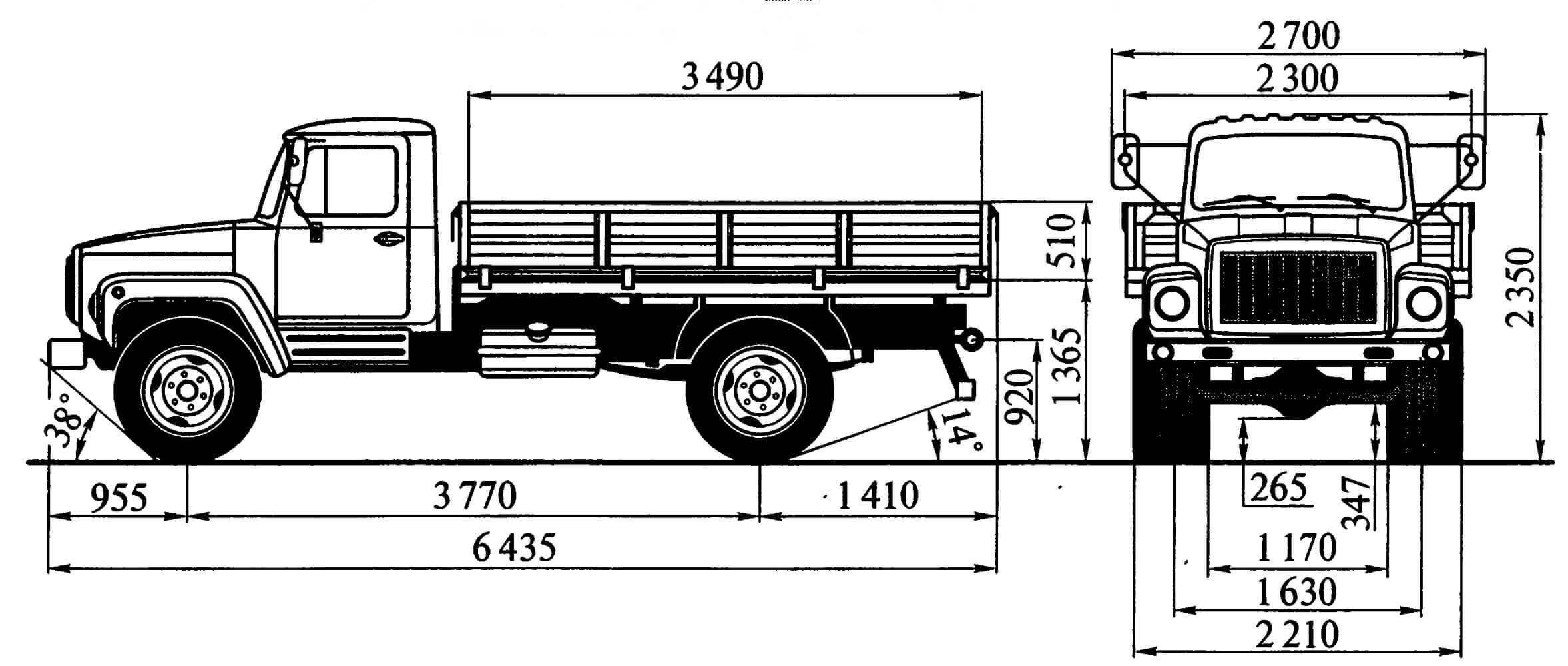 Дизельный грузовой автомобиль ГАЗ-4301