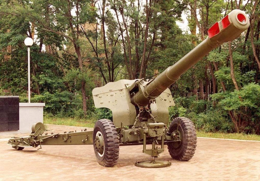 Артиллерия. крупный калибр. 152-мм гаубица д-1 образца 1943 года