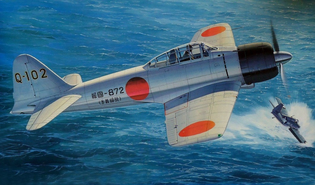 Японский палубный истребитель мitsubishi а5м