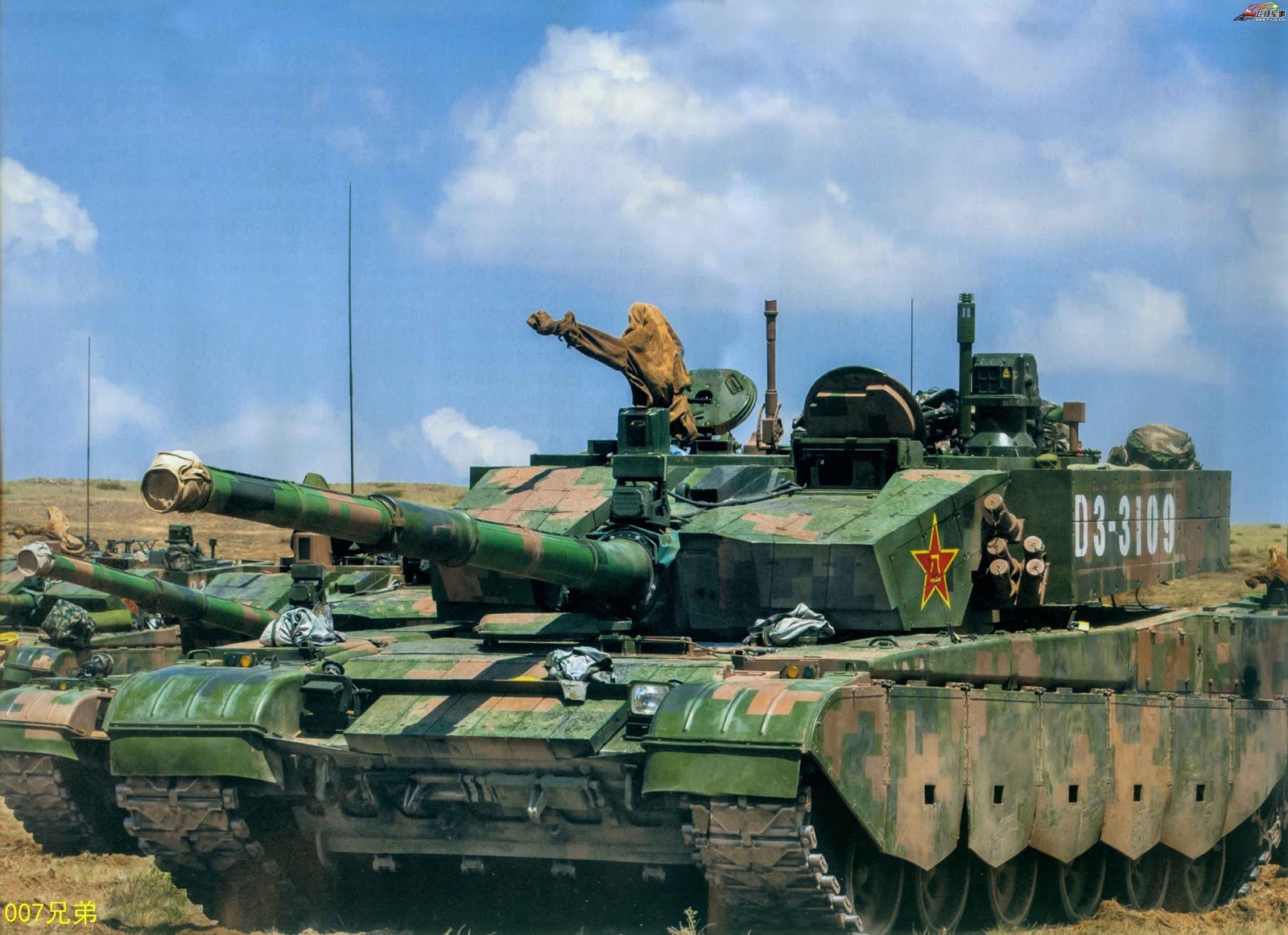 Основной боевой танк «тип 99» из китая