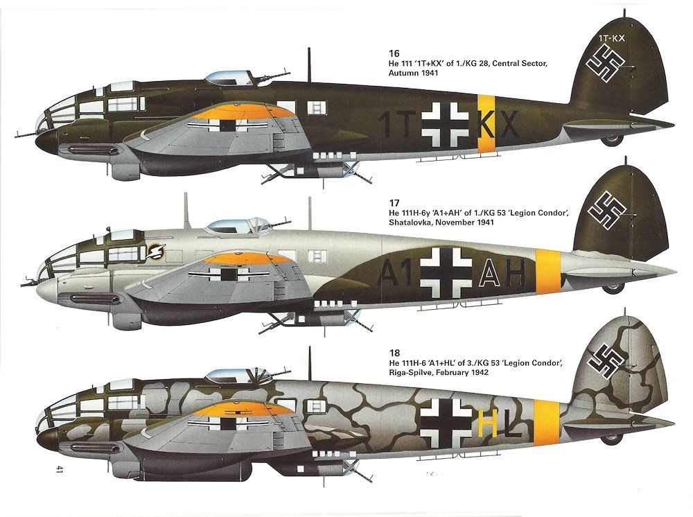 Бомбардировщик Heinkel He.111 (Германия)