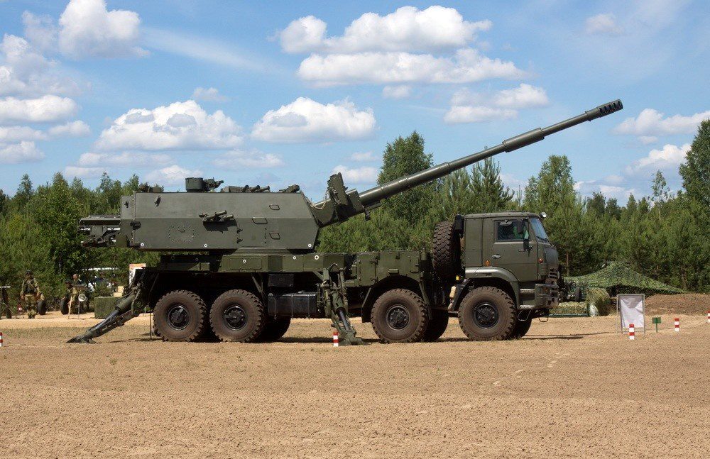 Двуствольная самоходная артиллерийская установка (гаубица) 2с36 "коалиция-св"