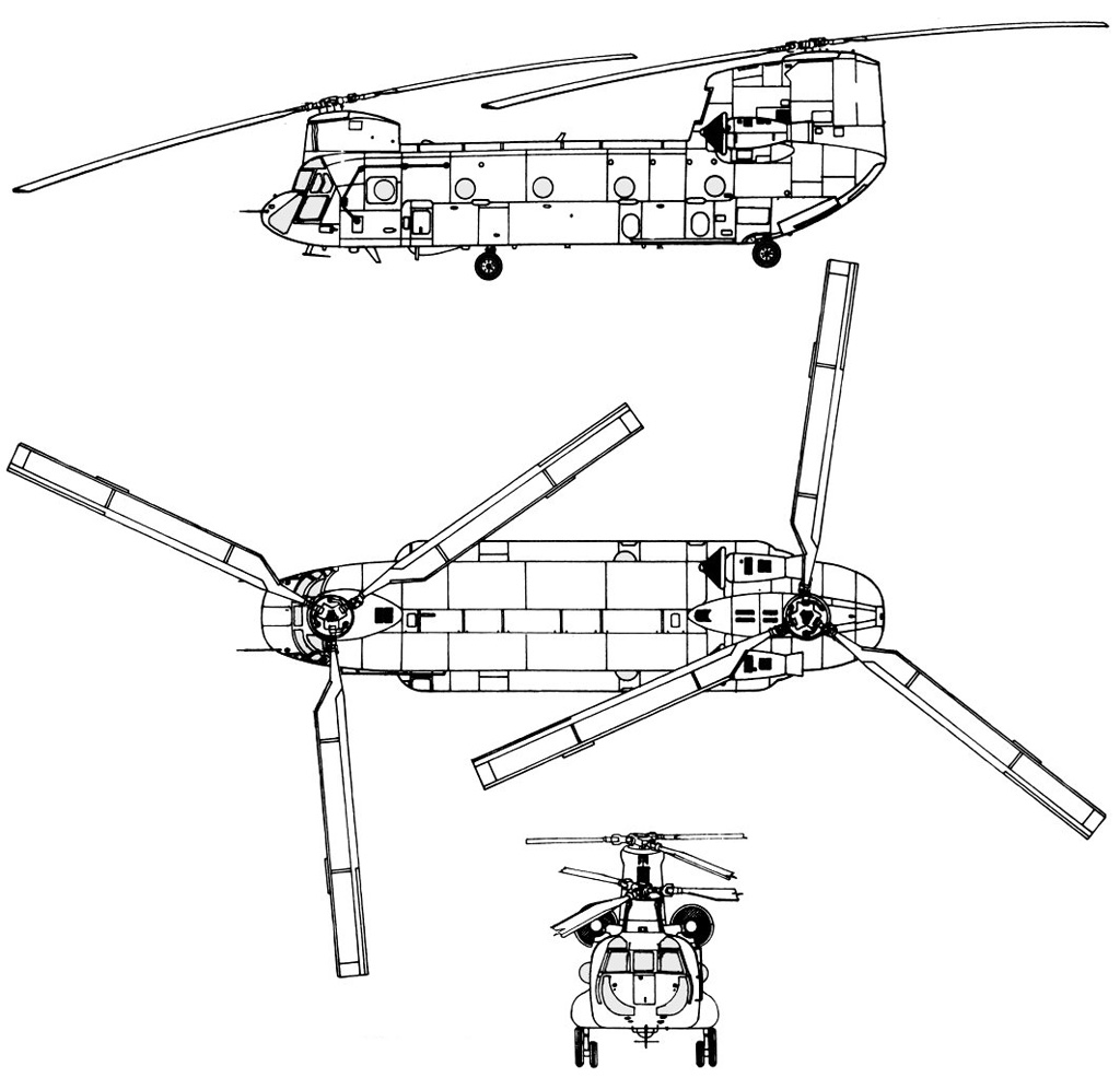 Транспортный вертолет ch-47 «чинук»