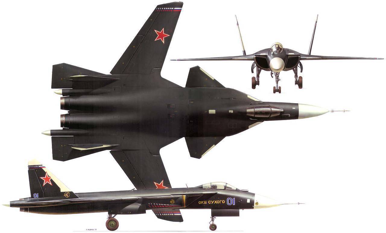 Самолет су-47 "беркут" - экспериментальный многоцелевой истребитель