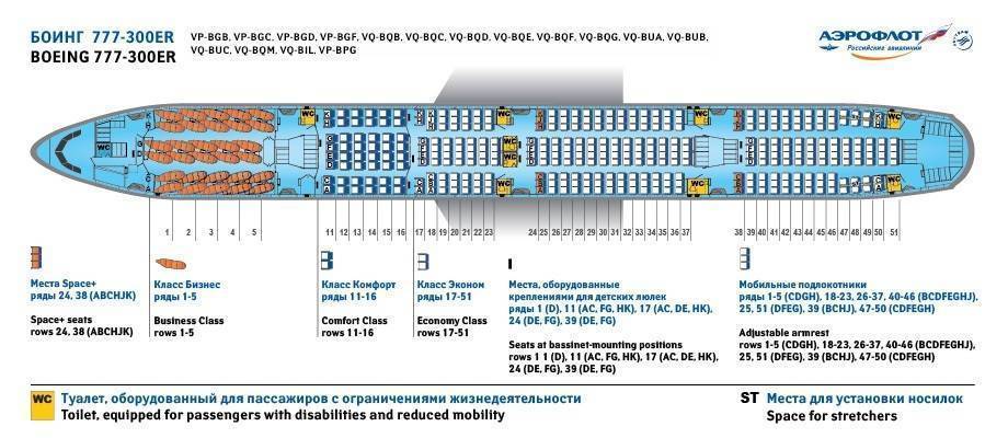 Боинг 717 — схема салона