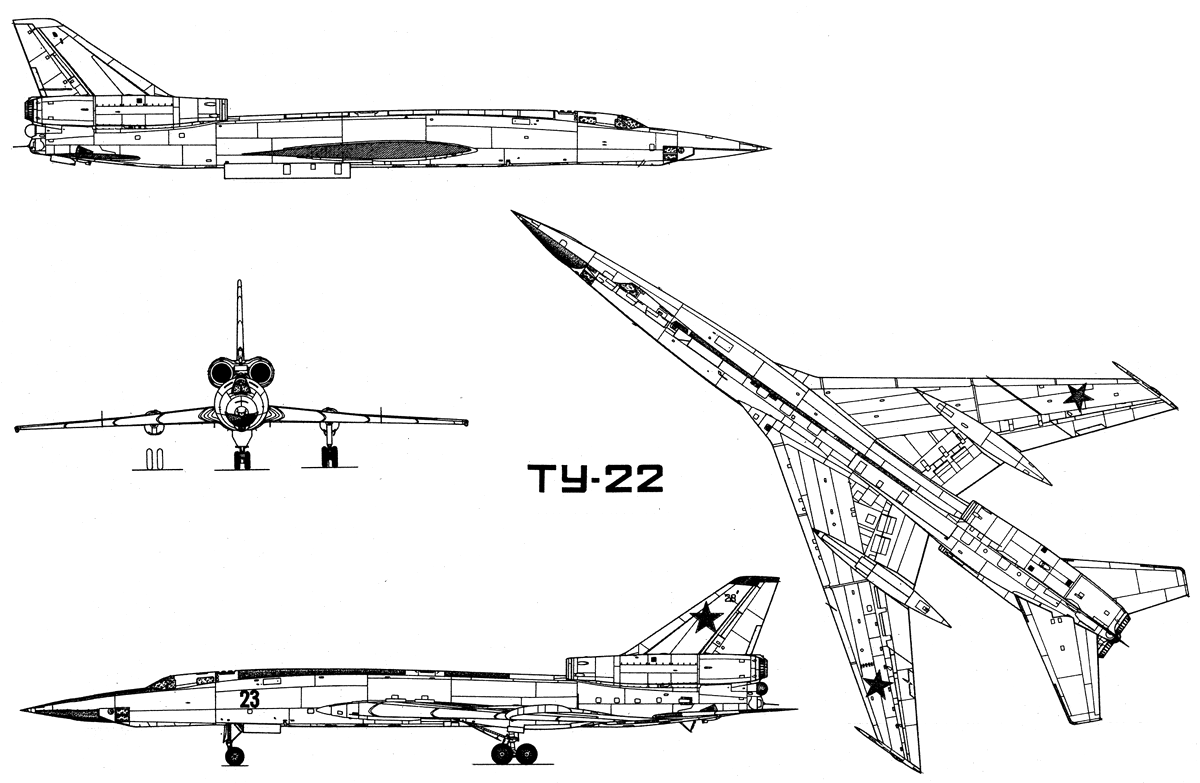 Российский дальний стратегический бомбардировщик Ту-22