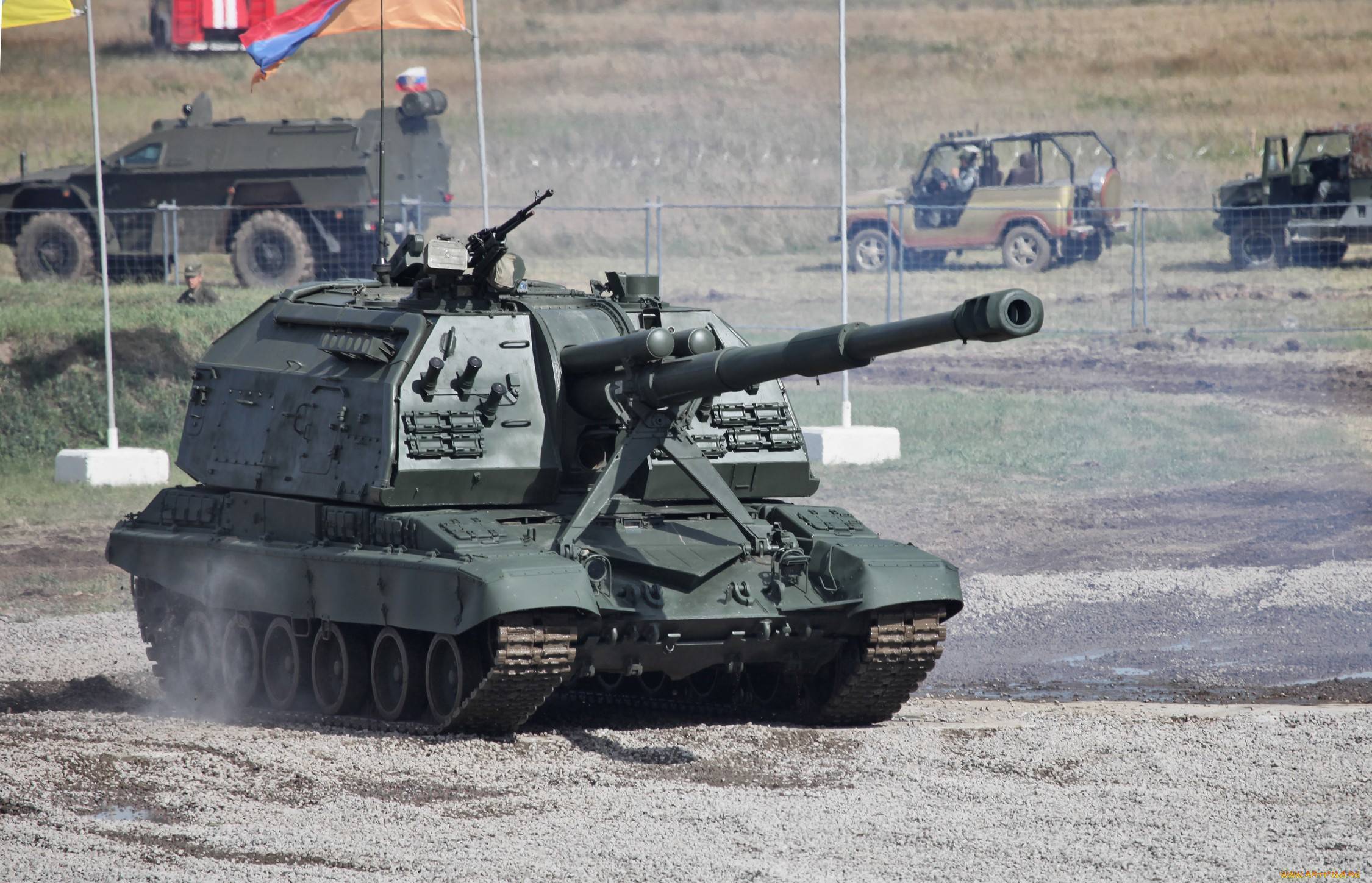 Гаубица мста-б (2а65) 152-мм ттх. фото. видео. скорострельность