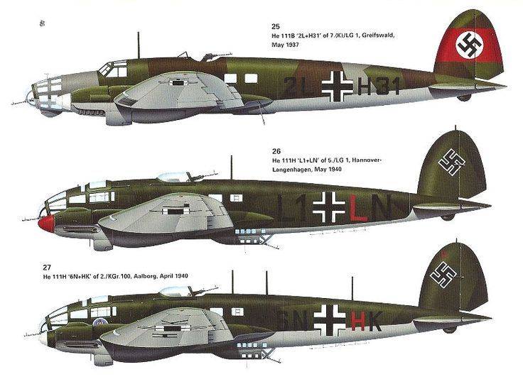 Бомбардировщик heinkel he.111 (германия)