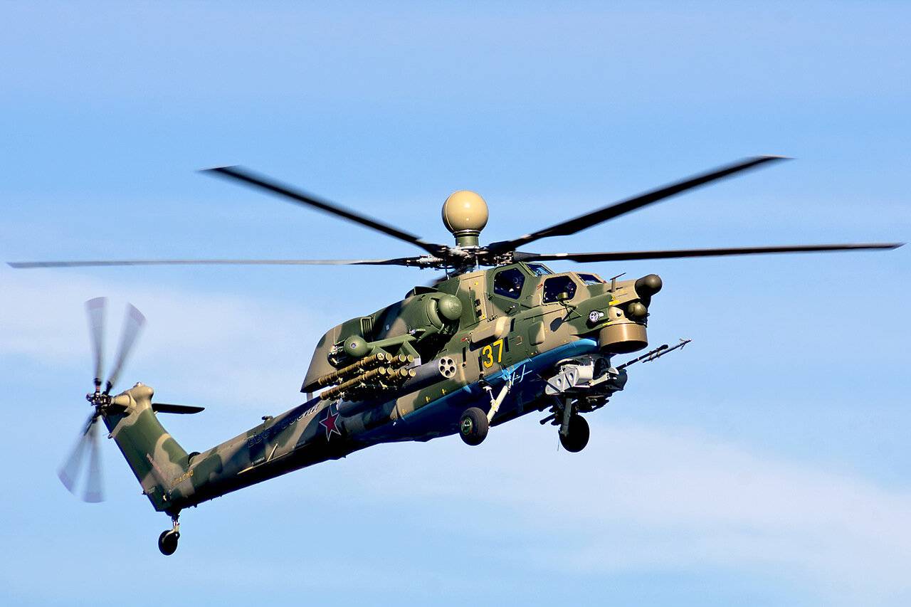 Ми-28н ночной охотник - русский ударный вертолет