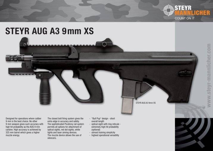 Новая модификация aug a3 m1 от steyr arms