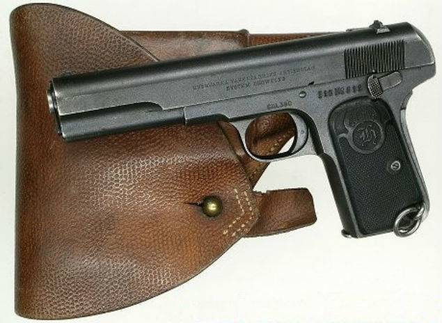 Пистолет браунинг — история оружия