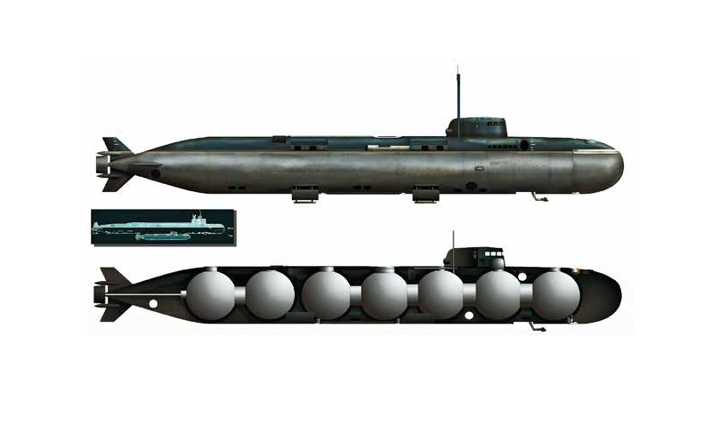 Глубоководная атомная подводная лодка «лошарик»