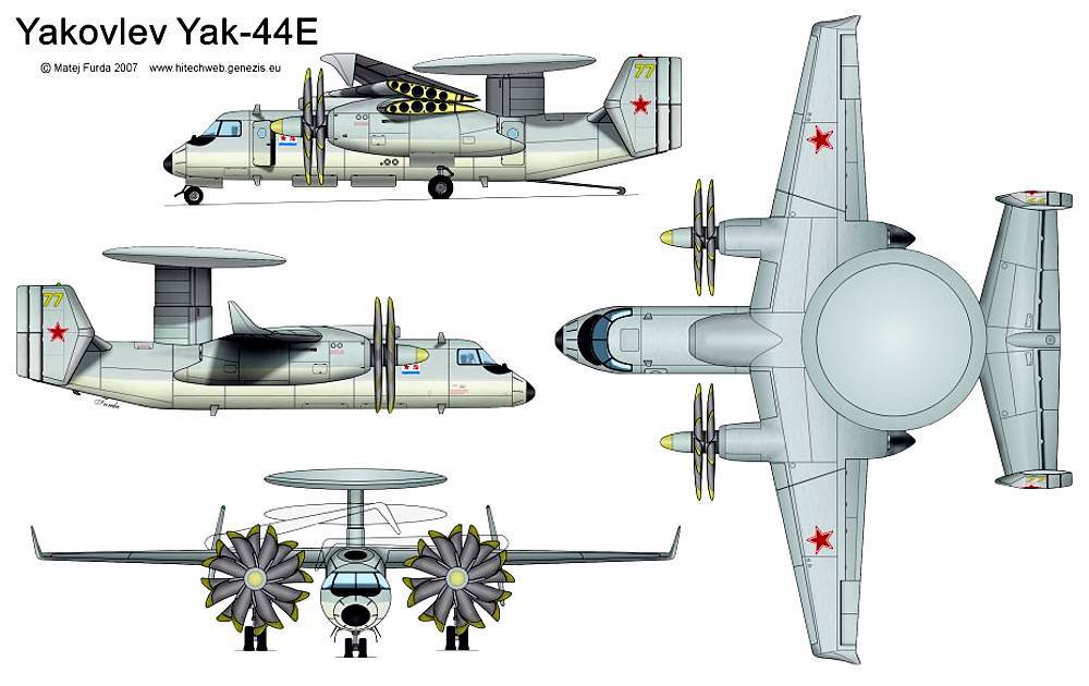 Як-44Э – Як-44РЛД