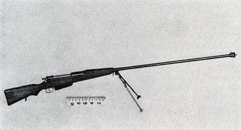Противотанковое ружье Lahti L-39 - финская крупнокалиберная винтовка 39 года.