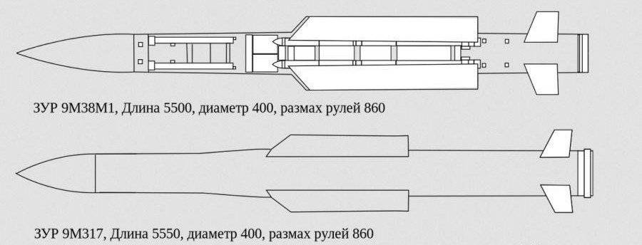 Зенитная управляемая ракета 9м317