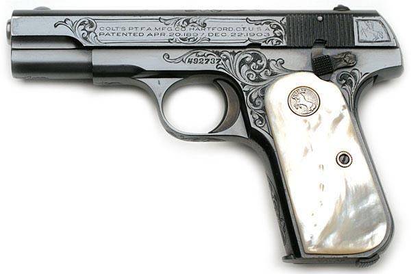 Colt 1903 pocket hammerless и 1908 пистолет — характеристики, фото, ттх