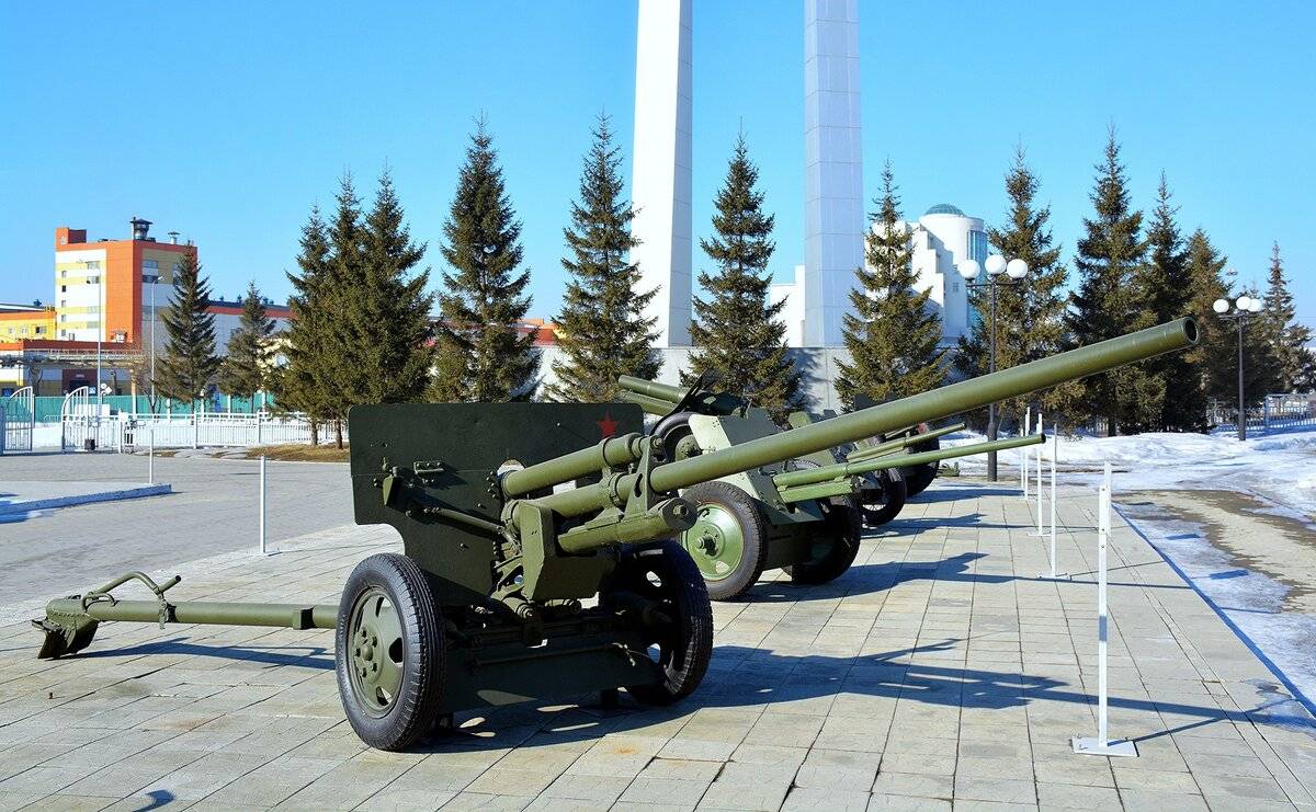 57 мм противотанковой пушки m1943 (зис-2) - 57 mm anti-tank gun m1943 (zis-2)