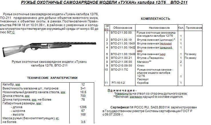 Самозарядное охотничье ружье мц - 21-12
