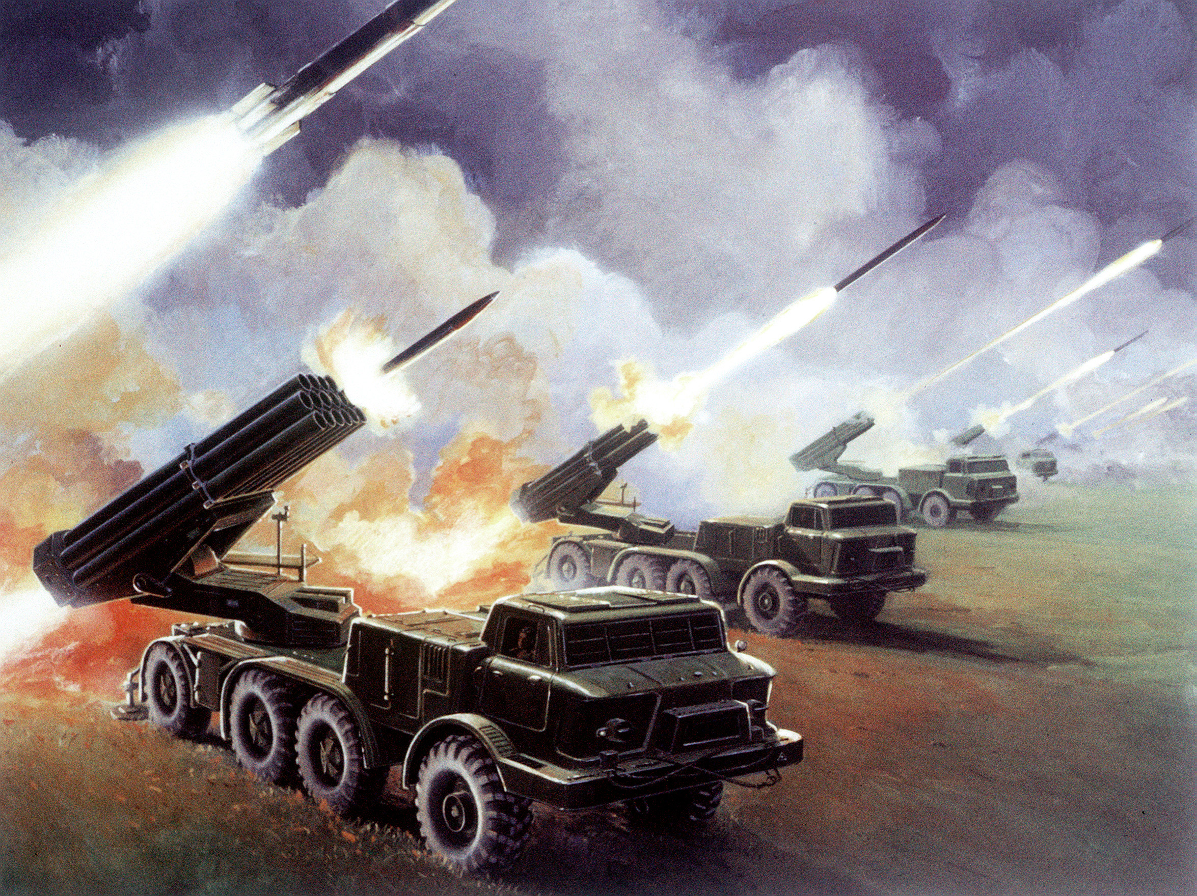 Советская боевая машина бм-14-17м – первая послевоенная реактивная система залпового огня