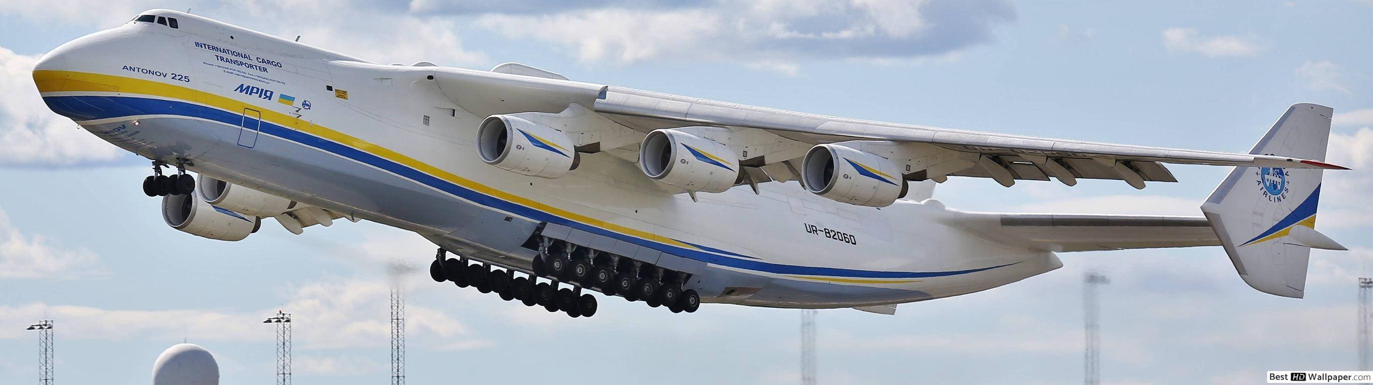 Самый большой грузовой самолет ан-225 «мрия» после ремонта снова замечен в небе