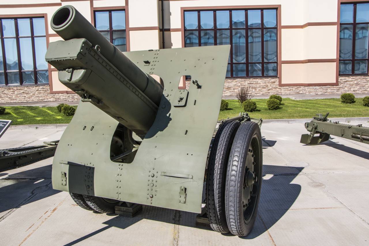 152-мм гаубица д-1. ттх. фото. видео