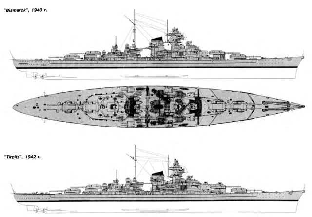 Немецкий линкор «бисмарк» - корабль второй мировой войны