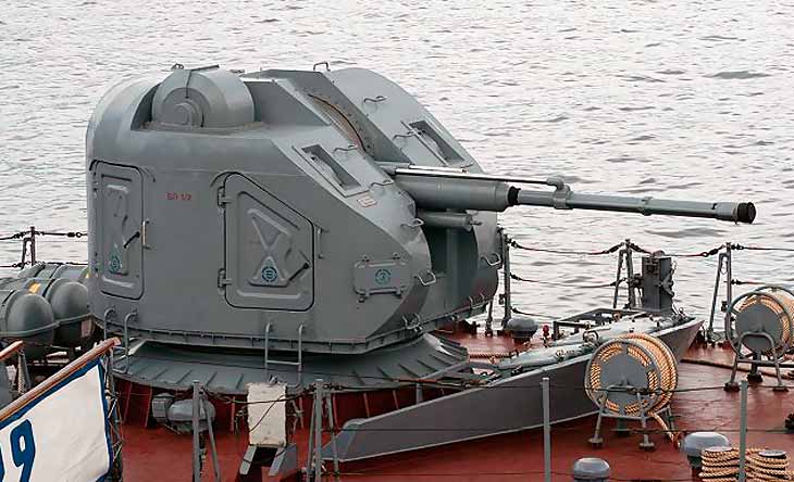 Ак-726 - корабельная 76-мм артустановка