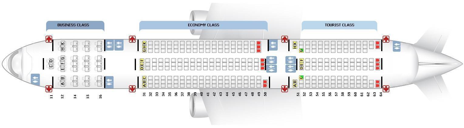 Схема салона 777 300er норд винд